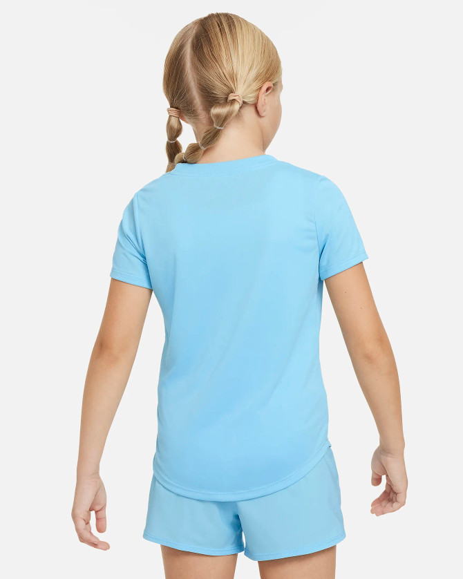 Nike Dri-FIT Big Girls' Training T-Shirt - Aquarius Blue