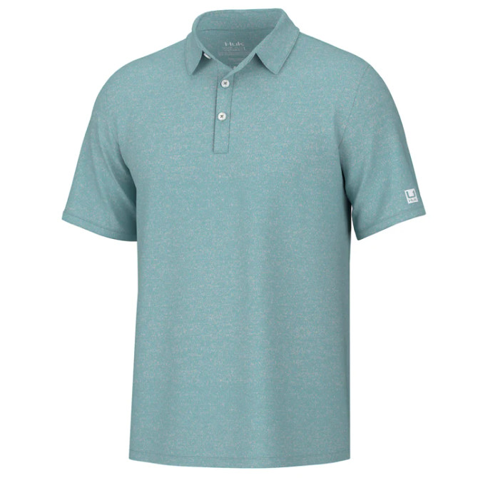 Huk Pursuit Performance Polo - Marine Blue Heather