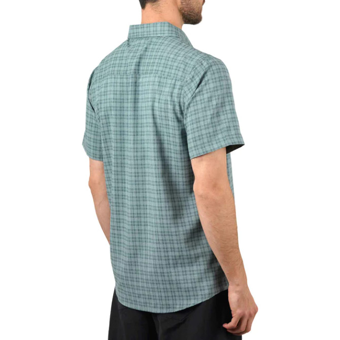 Aftco Dorsal Short Sleeve Button Down - Depths