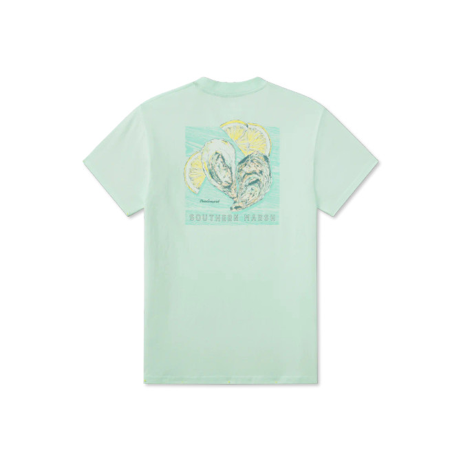 Southern Marsh Citrus Halfshell Tee - Honeydew