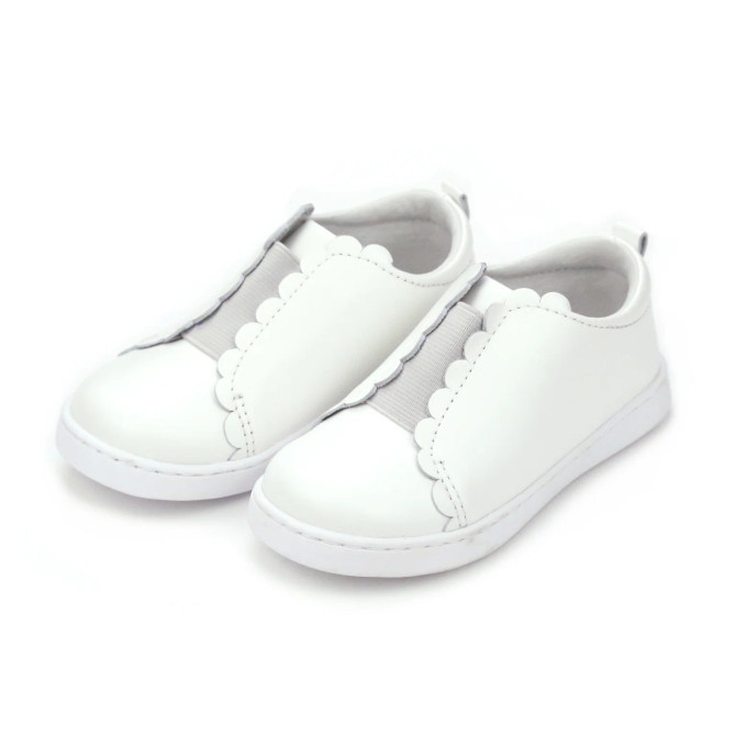 L'Amoure Phoebe Slip On Sneaker - White