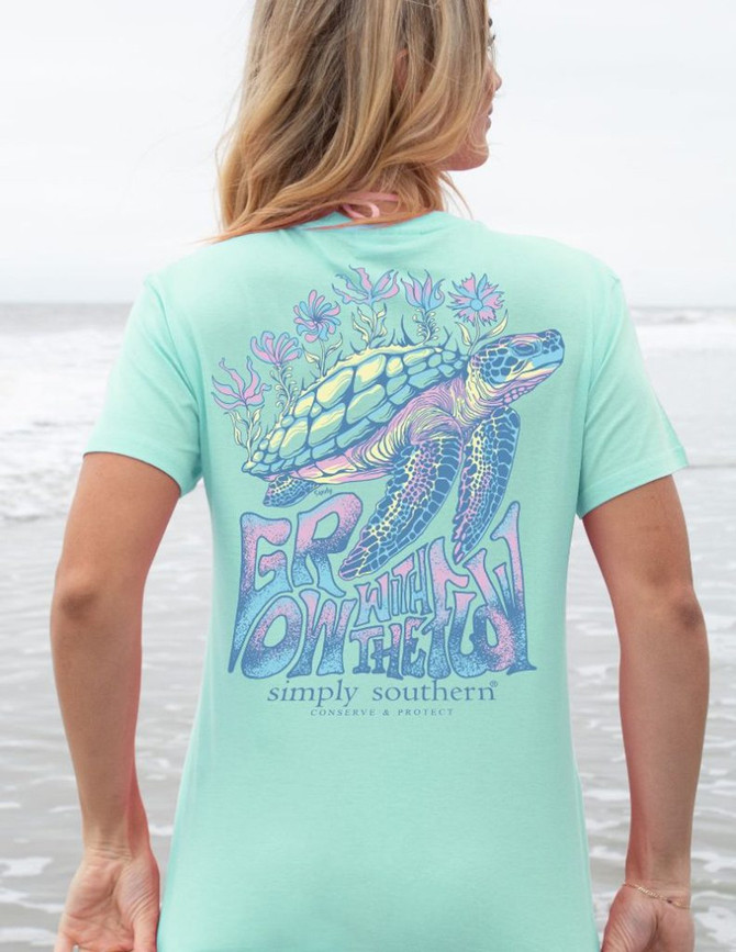Simply Southern Track Flow Sea Tee