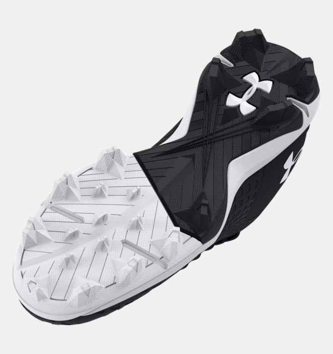 Under Armour Women's UA Glyde 2 RM Softball Cleats - Black / White