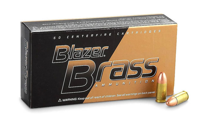 CCI 40 S&W 165GR FMJ Blazer Brass 50 Rounds