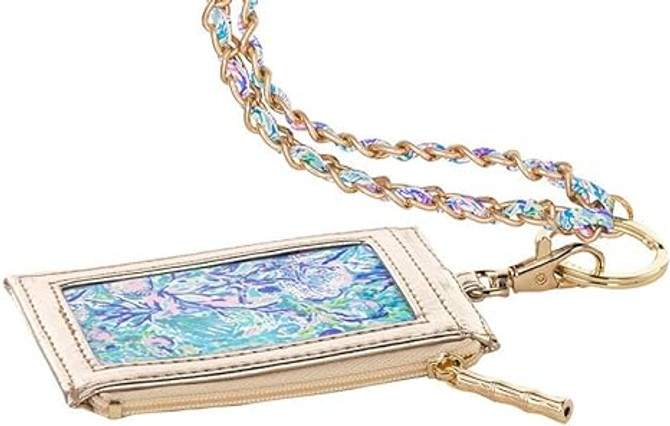 Lilly Pulitzer Lanyard with ID Holder - Soleil It On Me