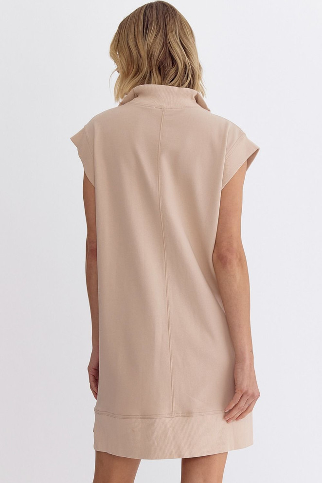 Entro Zip Up Sweat Dress