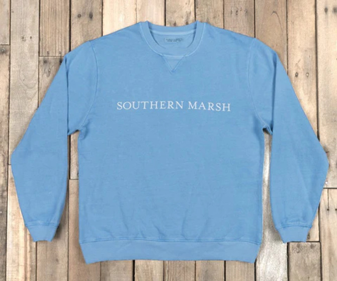 Southern Marsh Seawash Sweatshirt- Washed Blue
