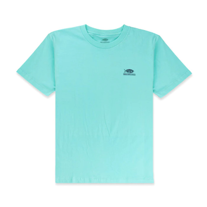 Aftco Youth Jigfish Americana Tee - Clearwater