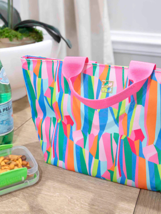 Mary Square Lunch Carryall - Sea Glass