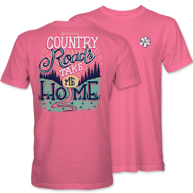 It's a Girl Thing Country Roads Tee