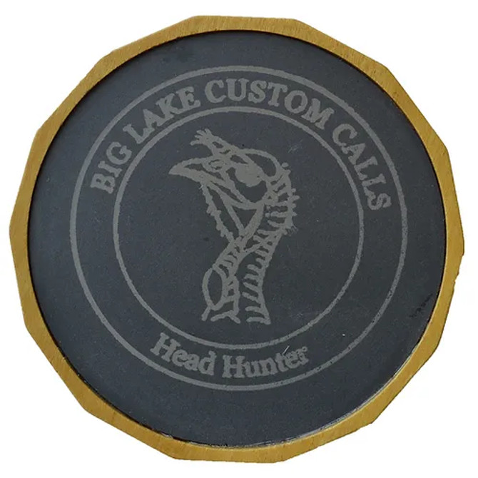 Big Lake Yellow Heart Slate Pot Call - Head Hunter with Striker