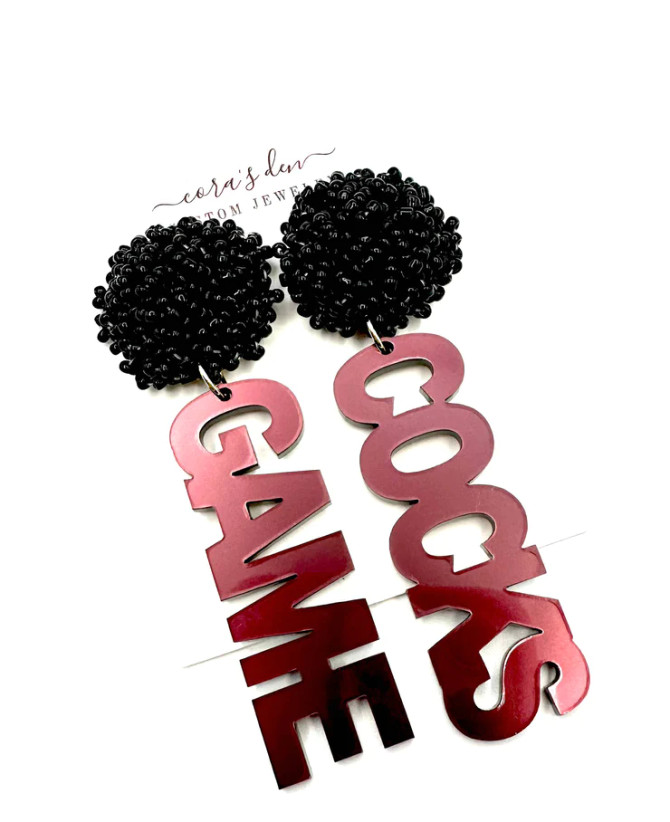 Cora's Den South Carolina Gamecocks Earrings