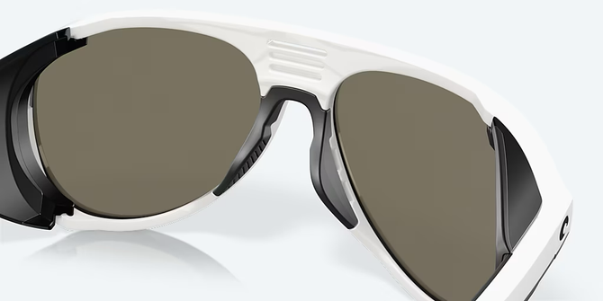 Costa Del Mar Grand Catalina Polarized Sunglasses - Hull White with Blue Mirror