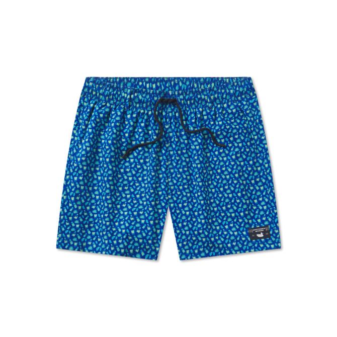 Southern Marsh Harbor Swim Trunk - Salt & Lime - Royal & Lime