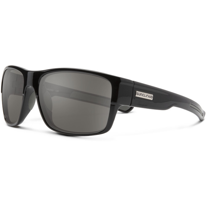 Suncloud Range Sunglasses - Black with Grey