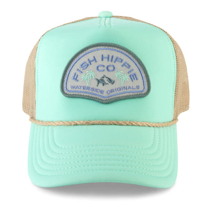 Fish Hippie Women's Banyan Trucker Hat - Fern