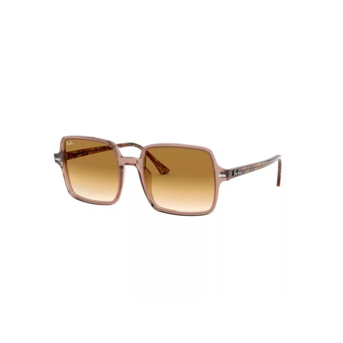 Ray-Ban Square II Sunglasses – Transparent Light Brown/Clear Gradient Brown