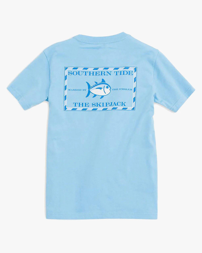 Southern Tide Youth Original Skipjack Tee - Ocean Channel