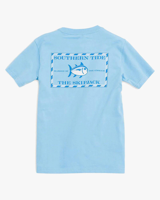 Southern Tide Youth Original Skipjack Tee - Ocean Channel