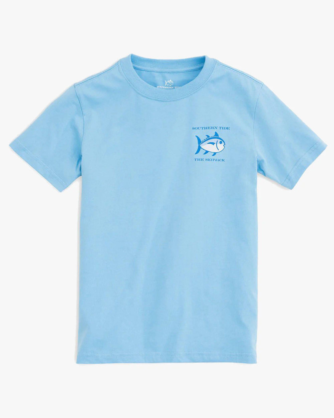 Southern Tide Youth Original Skipjack Tee - Ocean Channel