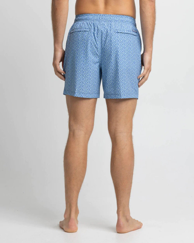 Southern Tide Men's Casual Water Swim Trunk - Coronet Blue