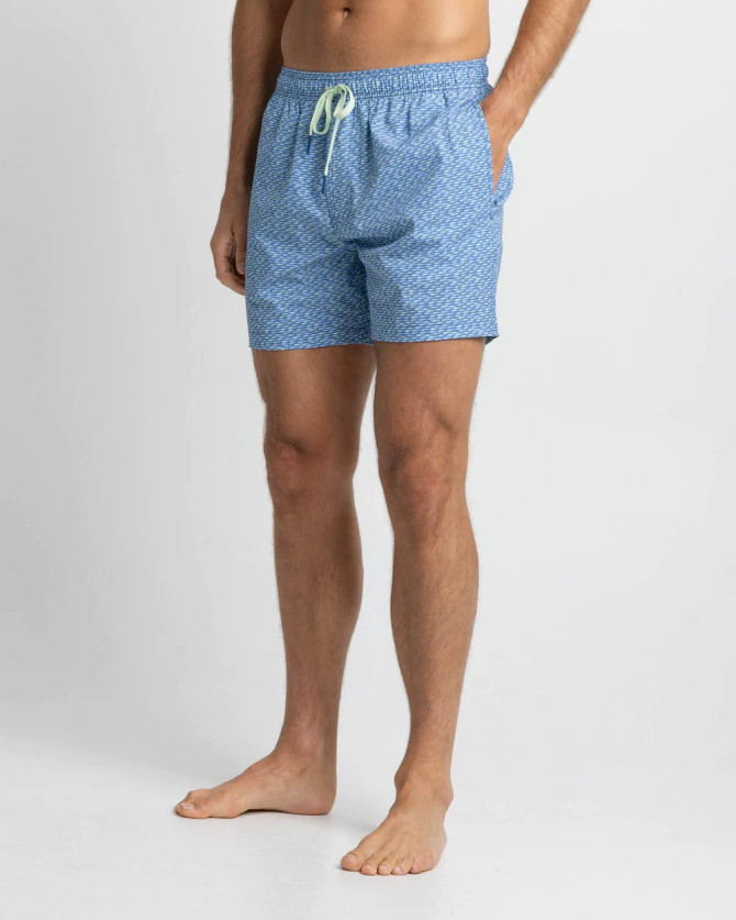 Southern Tide Men's Casual Water Swim Trunk - Coronet Blue