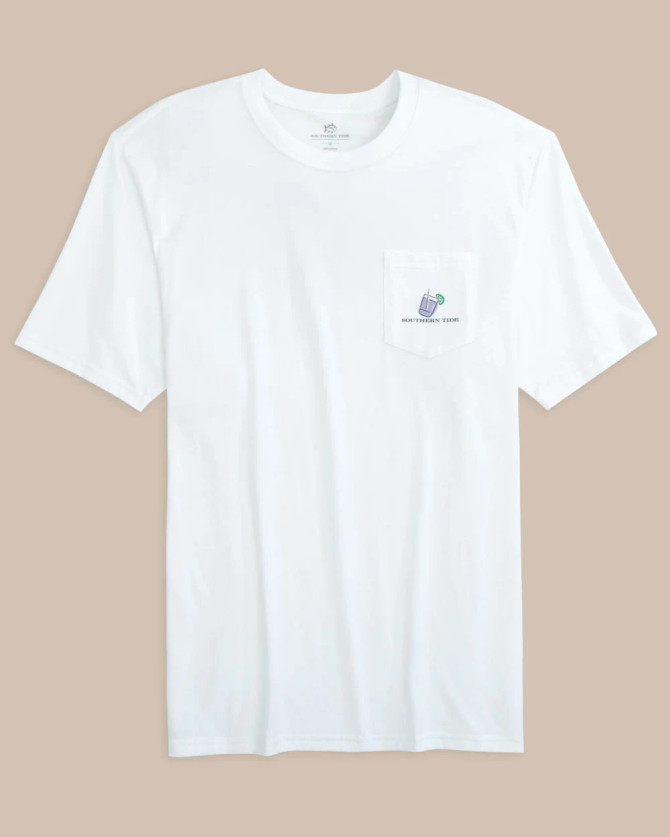 Southern Tide Dazed and Transfused Short Sleeve T-Shirt - White