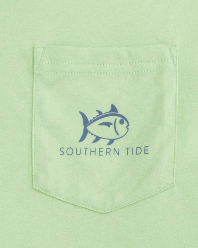 Southern Tide Skipjack Crossed Tee - Smoke Green