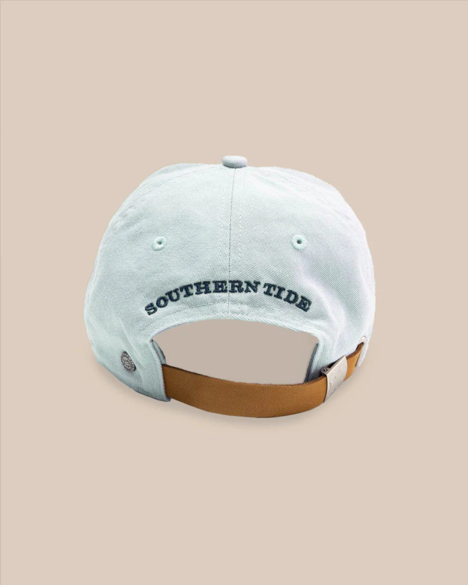 Southern Tide Mini Skipjack Leather Strap Hat - Blue