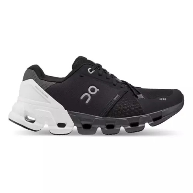 On Women's Wide Cloudflyer 4 - Black/Eclipse