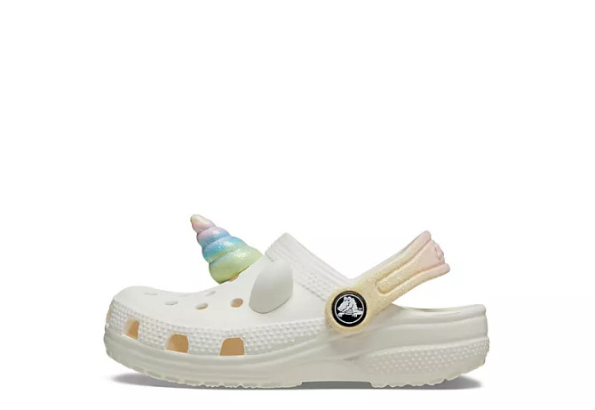 Crocs Toddler Classic I AM Rainbow Unicorn Clog