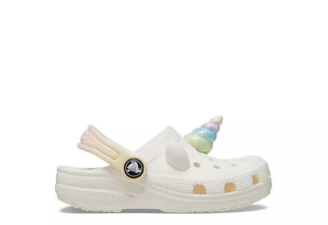 Crocs Toddler Classic I AM Rainbow Unicorn Clog