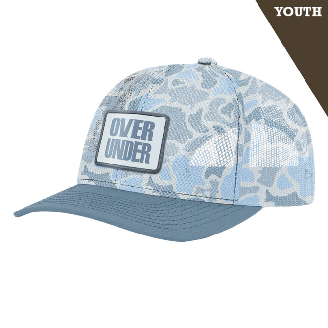 Over Under Clothing Youth Estuary Mesh Hat - Water Camo