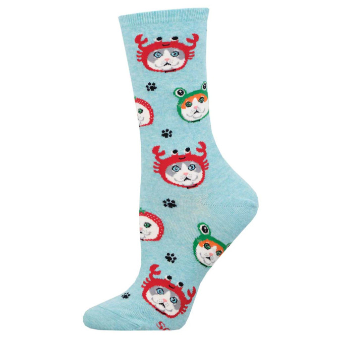 Socksmith Cat Hats Cotton Crew