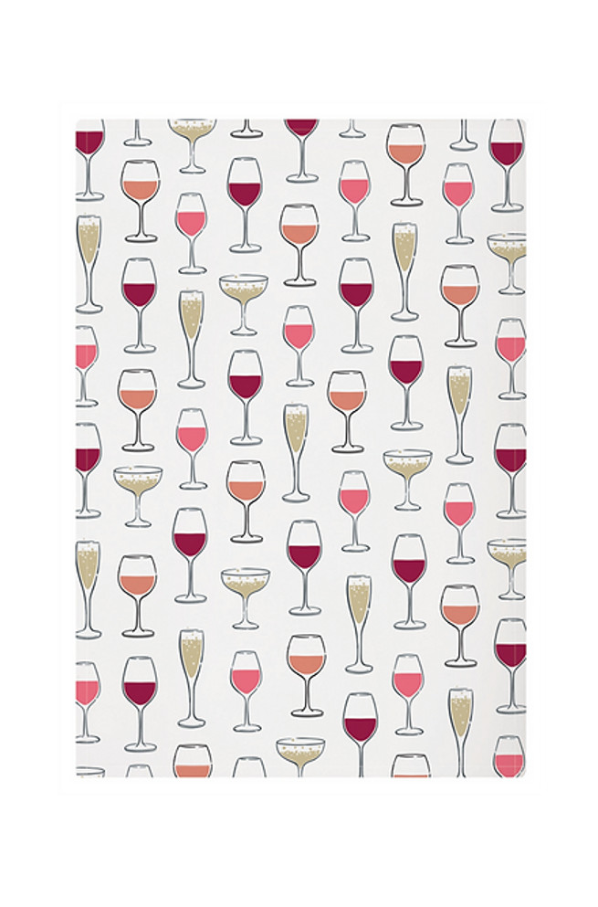 MUkitchen Cotton Towel - Wine Glasses