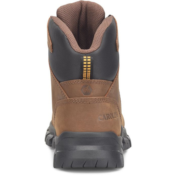 Carolina Gruntz Men's 6" Waterproof Steel Toe Work Boot - Dark Brown