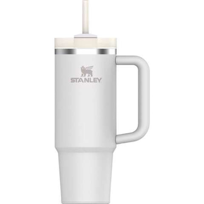 Stanley The Quencher H2.0 FlowState 30 oz White BPA Free Double-Wall Vacuum Insulated Tumbler