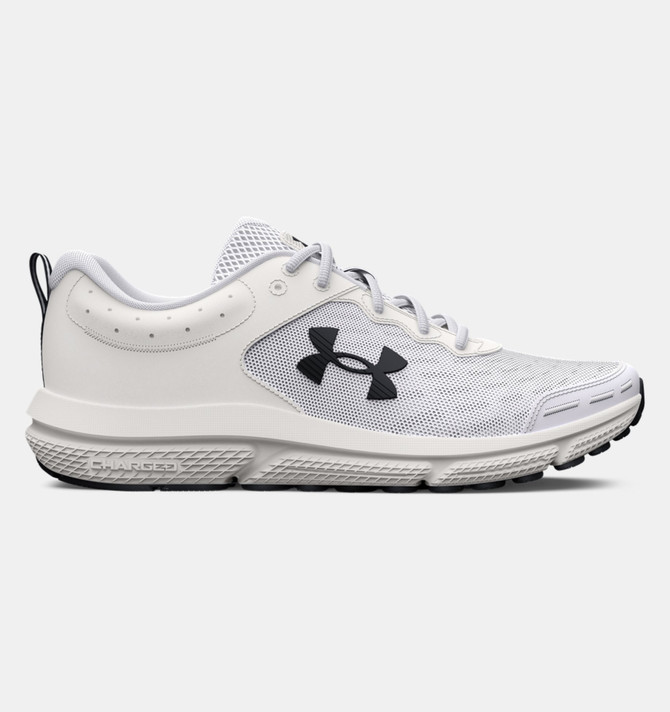 Under Armour Men's UA Charged Assert 10 Running Shoes - White/Black