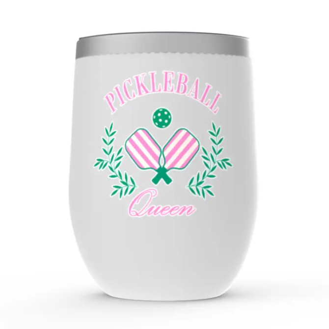 The Navy Knot Pickleball Wine Tumbler | Pickleball Queen