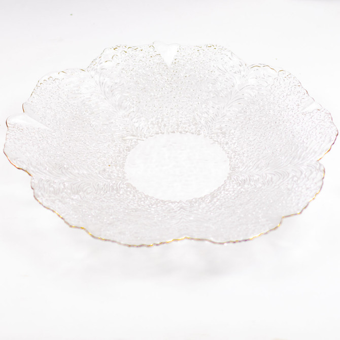 The Royal Standard Cannes Glass Serving Bowl