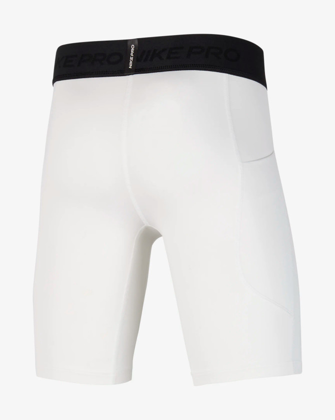 Nike Pro Big Kids' Dri-FIT Shorts - White/Black