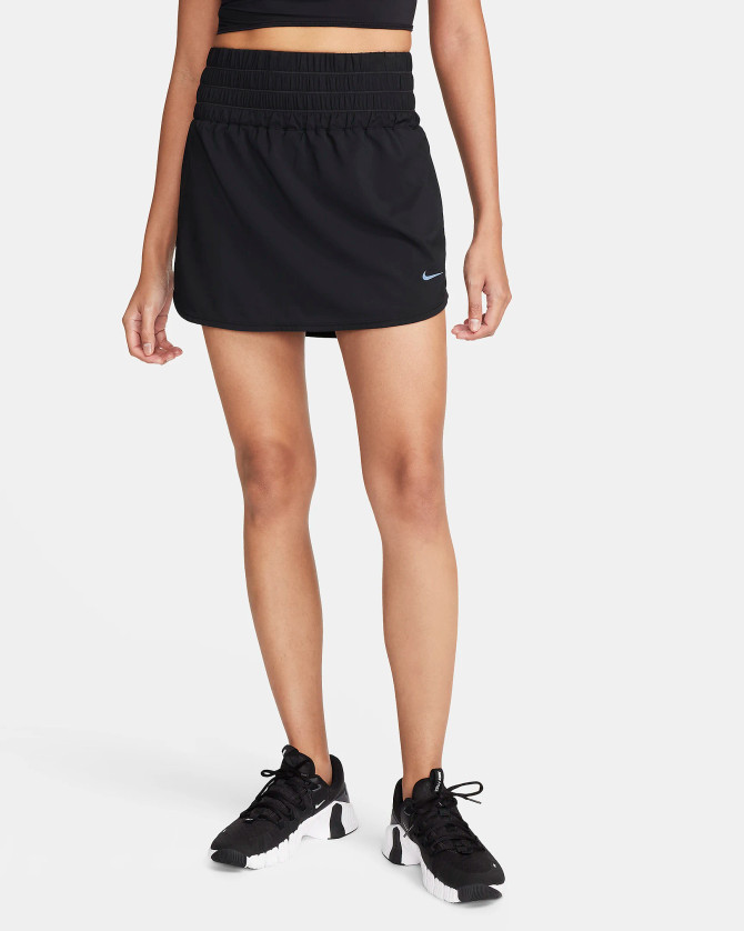 Nike One Women's Dri-FIT Ultra High Waisted Skort - Black/Black