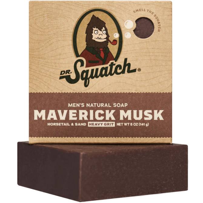 Dr. Squatch Maverick Musk Bar Soap
