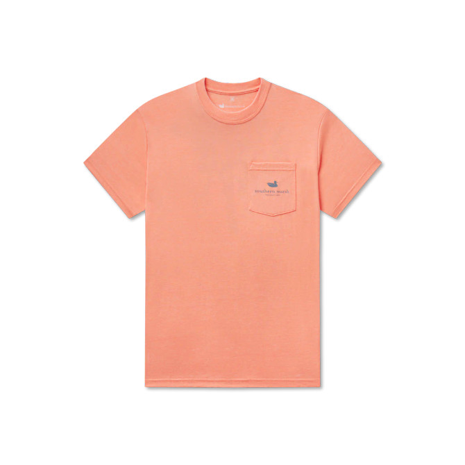 Southern Marsh Seawash Dog T-Shirt - Peach