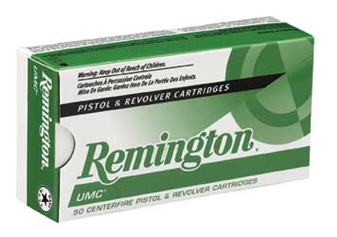 Remington UMC L 40 S&W 180 FMJ Pistol & Reveolver Cartridge