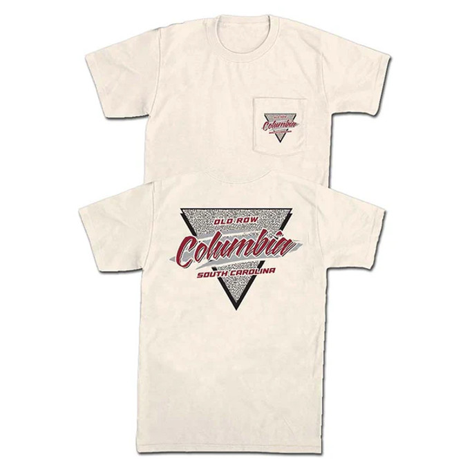 Old Row Columbia Retro Triangle Tee - Ivory