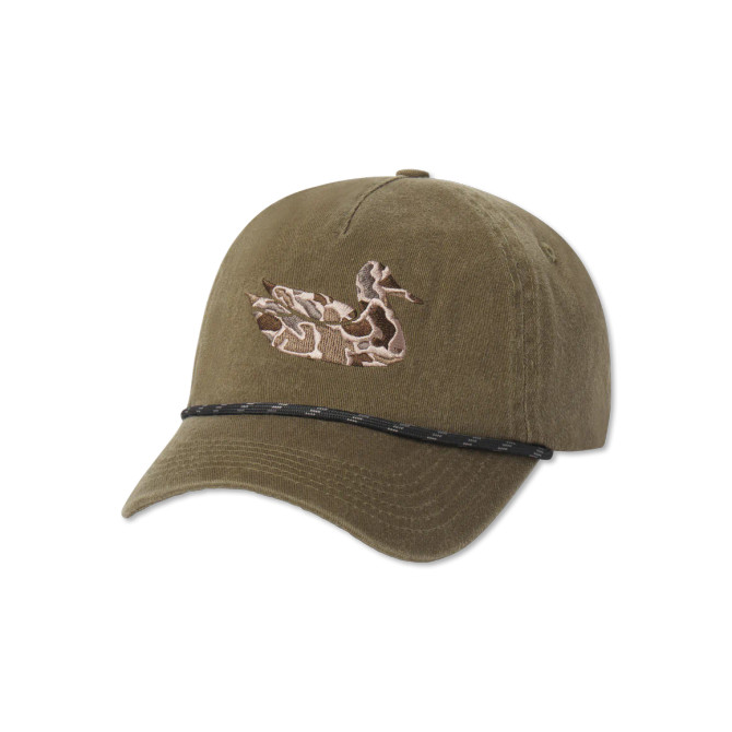 Southern Marsh Ensenada Rope Hat Camo Duck - Dark Olive Southern Marsh Ensenada Rope Hat Camo Duck - Dark Olive