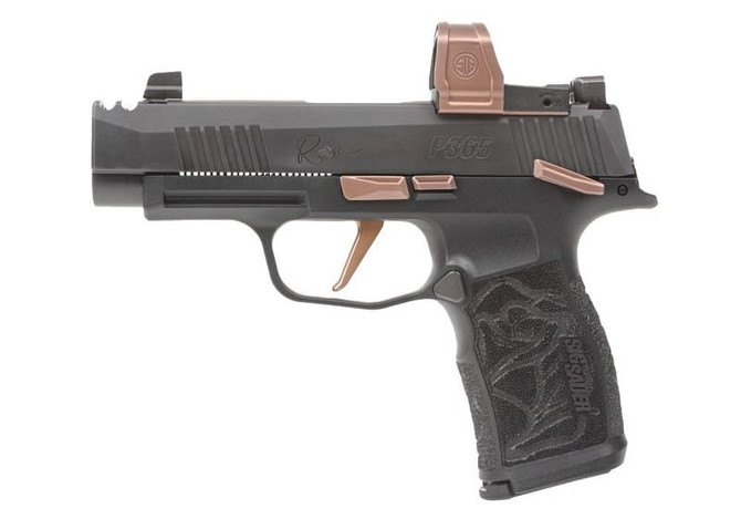 Sig Sauer P365 Rose XL Black / Rose Gold 9mm 3.1" Barrel 12-Rounds w/ ROMEO Zero Elite