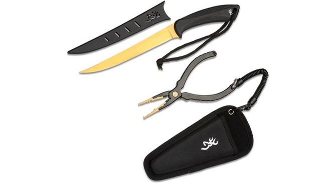 Browning White Water Combo Set Fillet Knife & Pliers