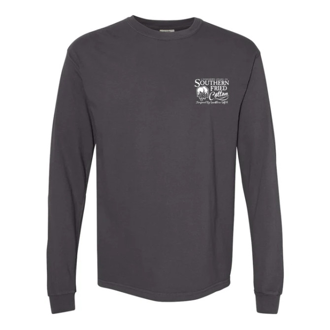 Southern Fried Cotton Homemade Long Sleeve T-Shirt - Graphite